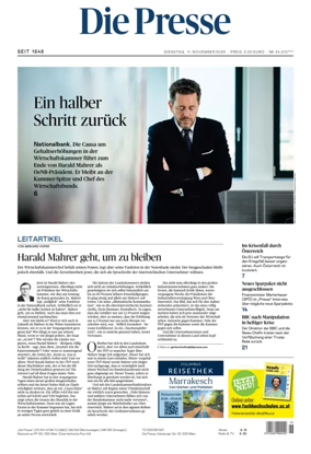 Cover of Die Presse