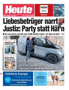 Cover of Heute - Wien Ausgabe