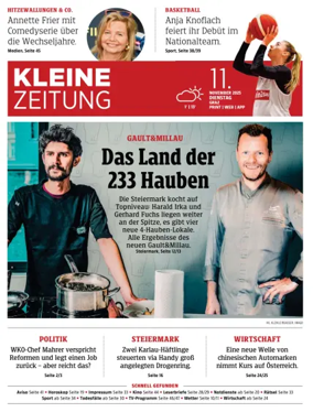 Cover of Kleine Zeitung Steiermark