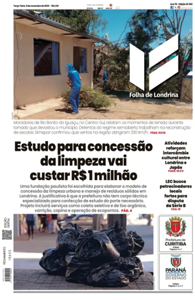 Cover of Folha de Londrina