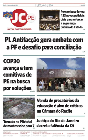 Cover of Jornal do Commercio