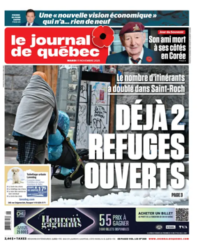 Cover of Le Journal de Quebec
