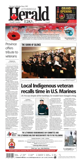 Cover of Lethbridge Herald