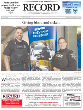 Cover of Sherbrooke Record