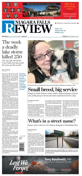 Cover of The Niagara Falls Review