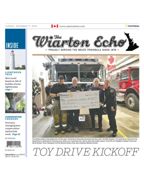 Cover of Wiarton Echo