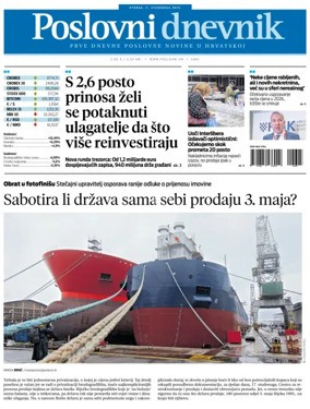 Cover of Poslovni Dnevnik