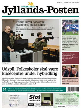 Cover of Jyllands-Posten
