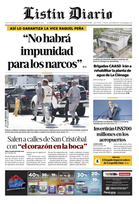 Cover of Listin Diario