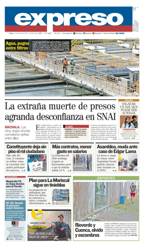 Cover of Diario Expreso
