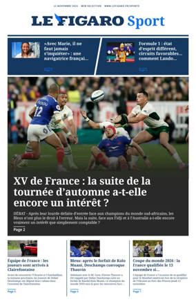 Cover of Le Figaro Sport