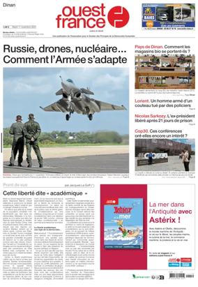 Cover of Ouest France (Dinan)