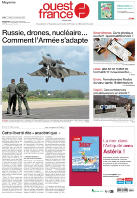 Cover of Ouest France (Laval)