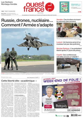 Cover of Ouest France (Les Herbiers / Montaigu)