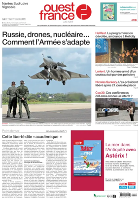 Cover of Ouest France (Nantes / Sud-Loire / Vignoble)