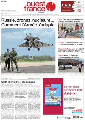 Cover of Ouest France (Orne)