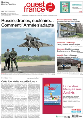 Cover of Ouest France (Quimper)