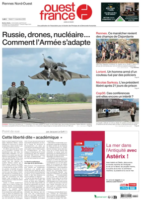 Cover of Ouest France (Rennes Nord)