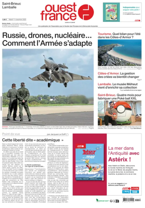 Cover of Ouest France (Saint-Brieuc)