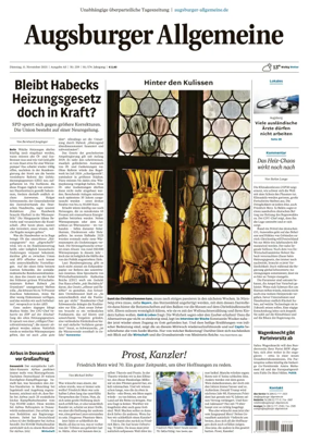 Cover of Augsburger Allgemeine (Ausgabe Stadt)