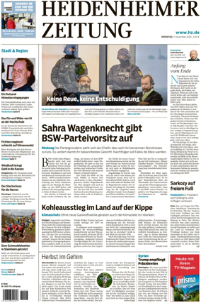 Cover of Heidenheimer Zeitung