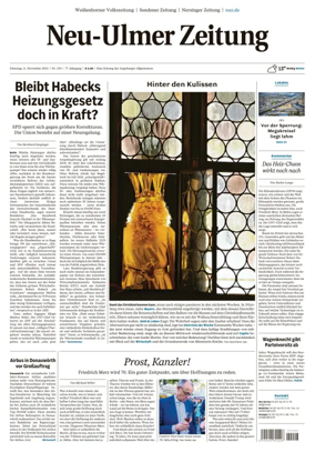 Cover of Neu-Ulmer Zeitung