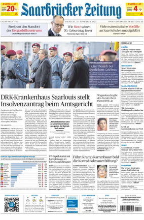 Cover of Saarbruecker Zeitung