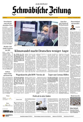 Cover of Schwaebische Zeitung (Alb-Donau)