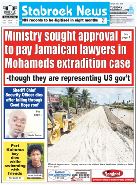 Cover of Stabroek News
