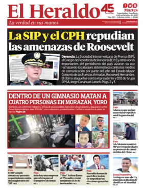 Cover of Diario El Heraldo