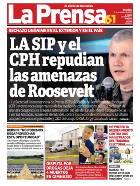 Cover of Diario La Prensa