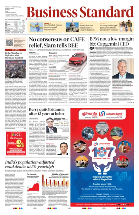 Cover of Business Standard