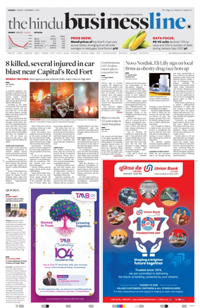 Cover of BusinessLine (Chennai)