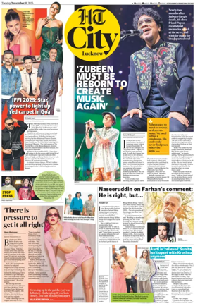 Cover of Hindustan Times (Lucknow) - Live