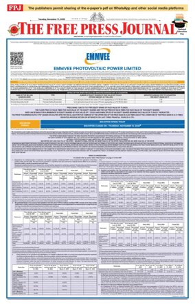 Cover of The Free Press Journal