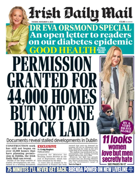 Cover of Irish Daily Mail