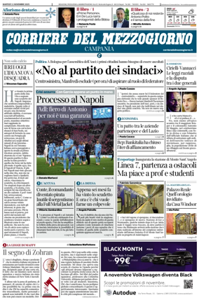 Cover of Corriere del Mezzogiorno (Campania)