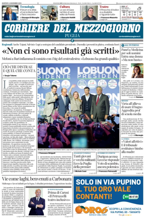 Cover of Corriere del Mezzogiorno (Puglia)