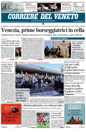 Cover of Corriere del Veneto (Vicenza e Bassano)
