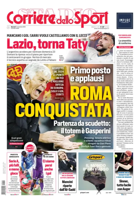 Cover of Corriere dello Sport (Lazio)