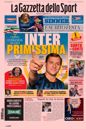 Cover of La Gazzetta dello Sport 