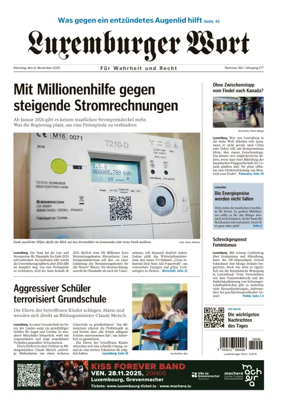 Cover of Luxemburger Wort