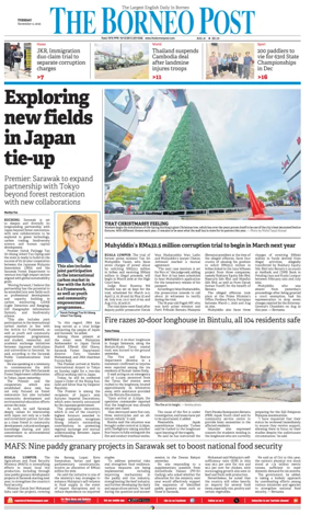 Cover of The Borneo Post