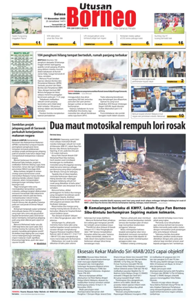 Cover of Utusan Borneo (Sarawak)