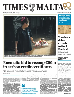 Cover of Times of Malta