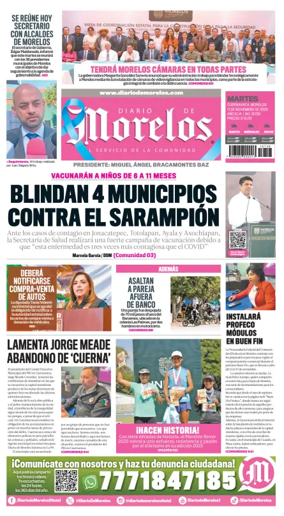Cover of Diario de Morelos