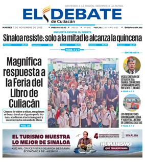 Cover of El Debate de Culiacán