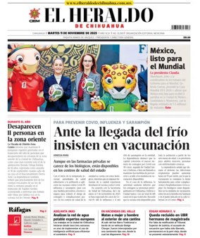 Cover of El Heraldo de Chihuahua