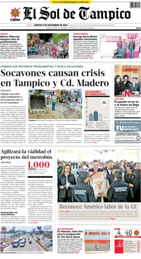 Cover of El Sol de Tampico