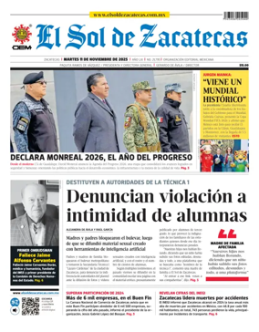 Cover of El Sol de Zacatecas